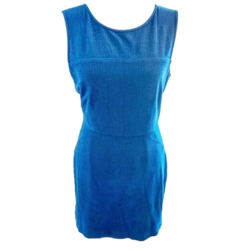 Greylin Anthropologie Faux Suede Look Sleeveless Dress Sz. S - Picture 2 of 12